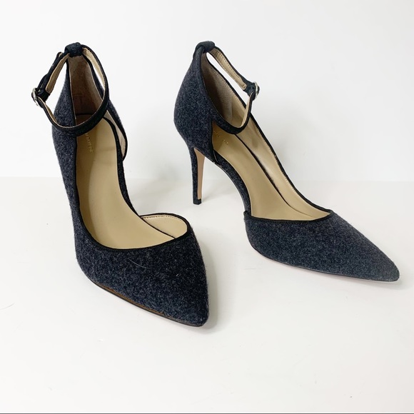 Ann Taylor Shoes - Ann Taylor Stephania Flannel Dorsay Pump Size 10